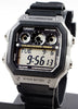 Casio AE-1300WH-8AV World Time 5 Alarms 10 Year Battery Watch 9 Timers LED New