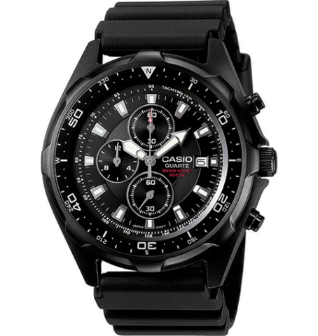 Casio AMW-330B-1AV  100M DIVER Watch Chronograph Resin Band