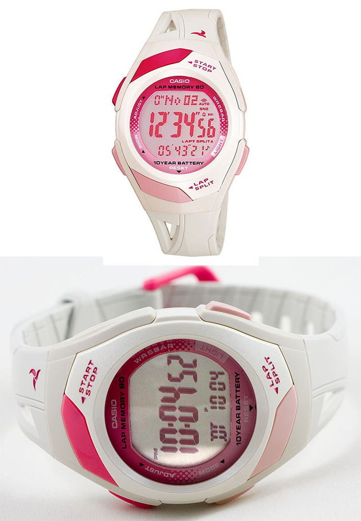 Casio STR-300-7 Ladies Pace Maker Lap Memory Watch