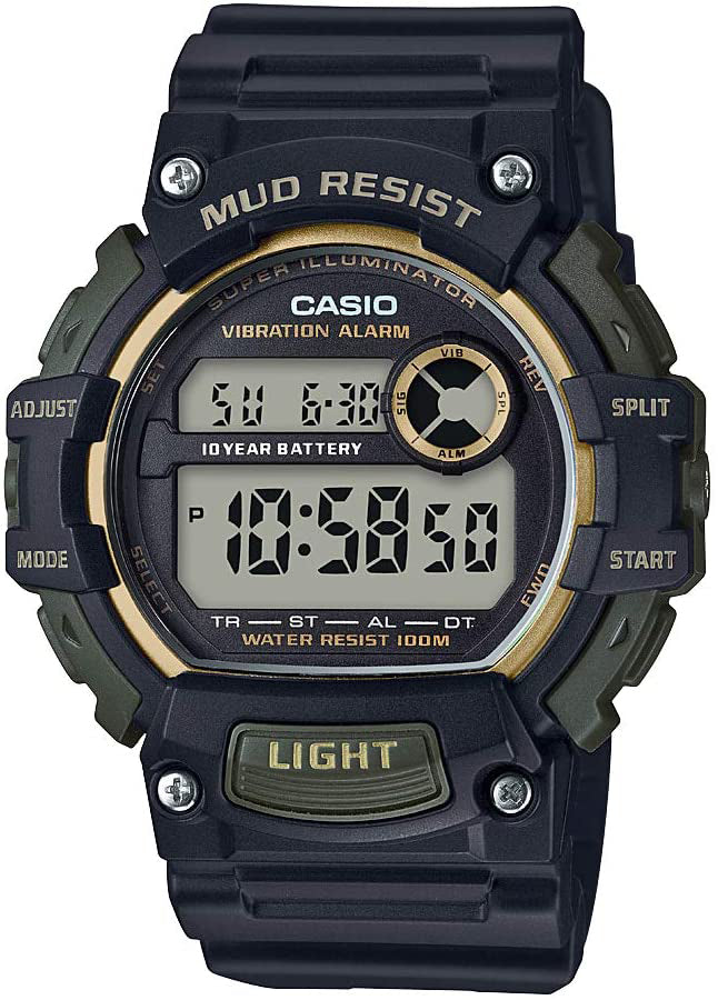 Casio TRT-110H-1A2V Mud Resist 10 Year Battery Vibration Alarm Watch New