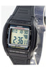 Casio W-201-1av Digital Illuminator Watch with 2 Time-Zones 10 Year Battery New
