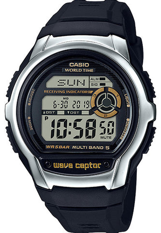 Casio WV-M60-9AV Mens WAVECEPTOR Watch New 2017 Digital Black Atomic Sports
